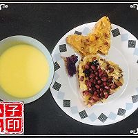 甜玉米浓汤＆红豆蜜豆玉渣饼的做法图解5
