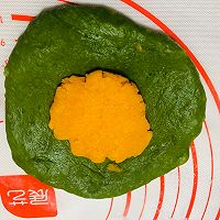 黄绿绝配（蛋黄菠菜）软欧的做法图解11