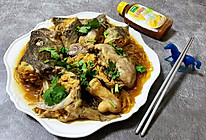 #跟做风味菜#家焖粉条胖头鱼的做法