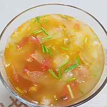 #夏日开胃餐#低脂开胃的西红柿冬瓜汤