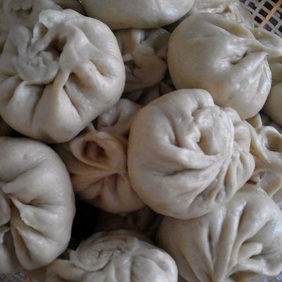 槐花大包子