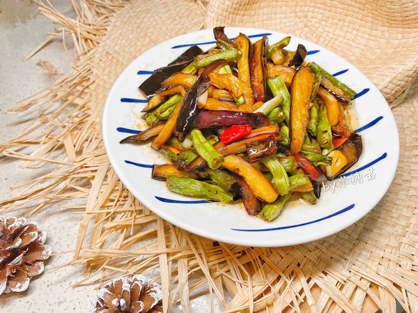 下饭素菜：豆角烧茄子