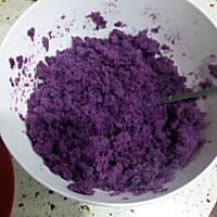 紫薯冰皮月饼的做法图解1