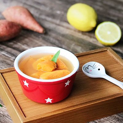 宝宝便秘食谱-酸甜柠檬红薯汤