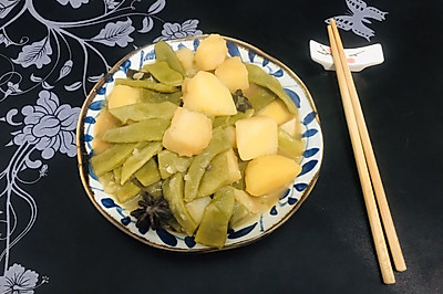 中餐 土豆炖芸豆