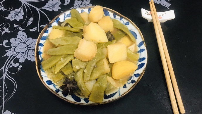 中餐 土豆炖芸豆