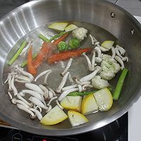 红鱼青豆泥时蔬的做法图解3