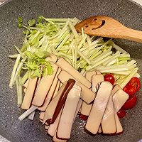 素炒香芹炒豆干的做法图解3