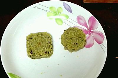 红枣泥绿豆糕