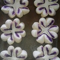 紫薯四叶草面包#东菱魔法云面包机#的做法图解11