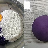 （宝宝版）南瓜奶露意式紫薯团子的做法图解2