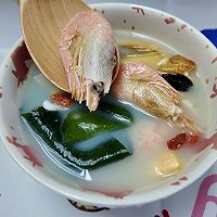 #感恩节为TA做顿饭#加拿大北极虾海鲜豆腐汤的做法图解11
