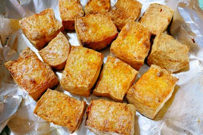 空气炸锅之炸老豆腐