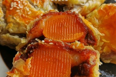 手抓饼版蛋黄酥