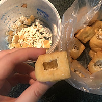 #巨下饭的家常菜#一口爆汁-豆泡酿肉的做法图解1