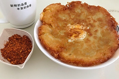 一整颗太阳土豆饼