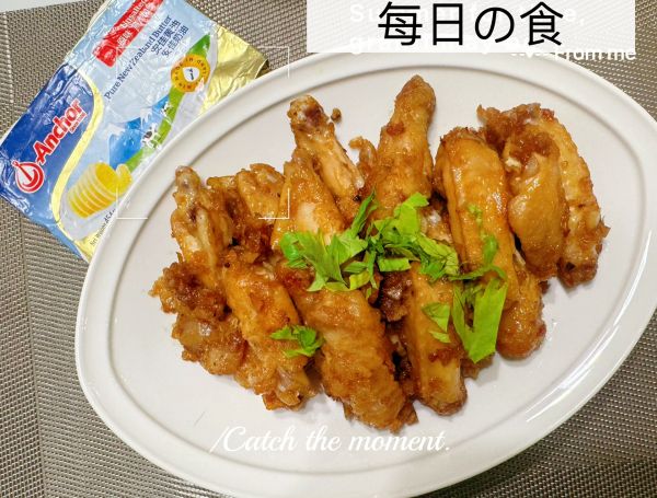 吃不腻的蒜香黄油鸡翅！
