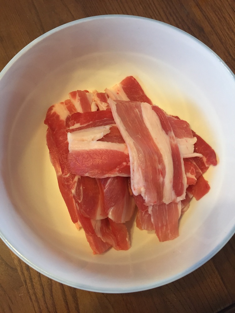 煎五花肉卷饼的做法图解1