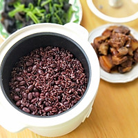 三色糙米红豆饭～健康食品的做法图解7