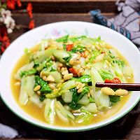 #巨下饭的家常菜#瓜子仁炝白菜的做法图解10