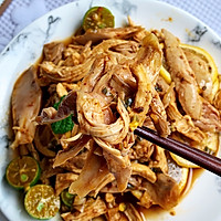 #全电厨王料理挑战赛热力开战！#低脂低卡柠檬手撕鸡的做法图解9