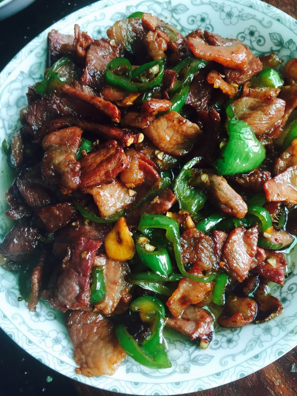 辣椒炒火腿肉