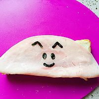 萌萌猪开放吐司的做法图解8