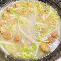 #立冬第一补#丸子粉丝白菜汤的做法图解13