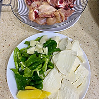 【冬笋三黄鸡】的做法图解1