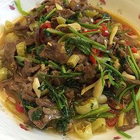 小炒牛肉，超级下饭菜的做法图解12