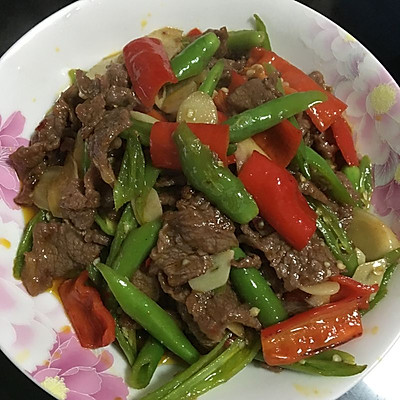 杭椒炒牛肉