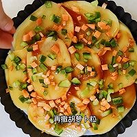 #一蔬一饭皆告白#不仅颜值高味道也好吃，加拿大北极虾土豆披萨的做法图解6