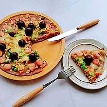 颜值超高的葡萄“披萨”，简单易做#入秋滋补正当时#