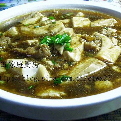 肉末豆腐煲