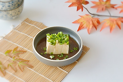 日式小葱拌豆腐