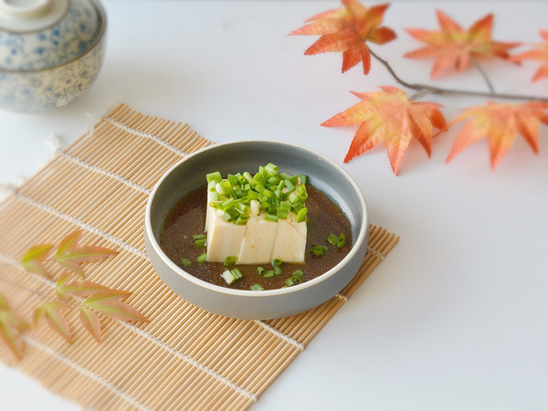 日式小葱拌豆腐