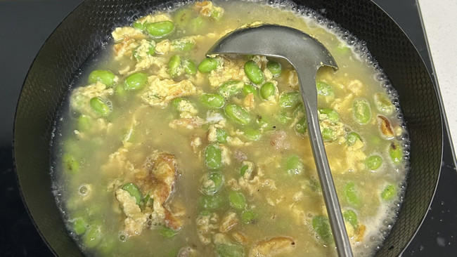 下饭美味汤系列-7.毛豆鸡蛋汤的做法