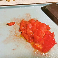 有机花菜烩西红柿的做法图解1