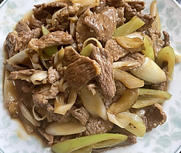 葱爆羊肉的做法