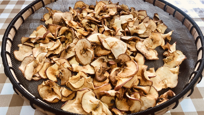 教你制作健康低脂美味小零食-无添加天然苹果干