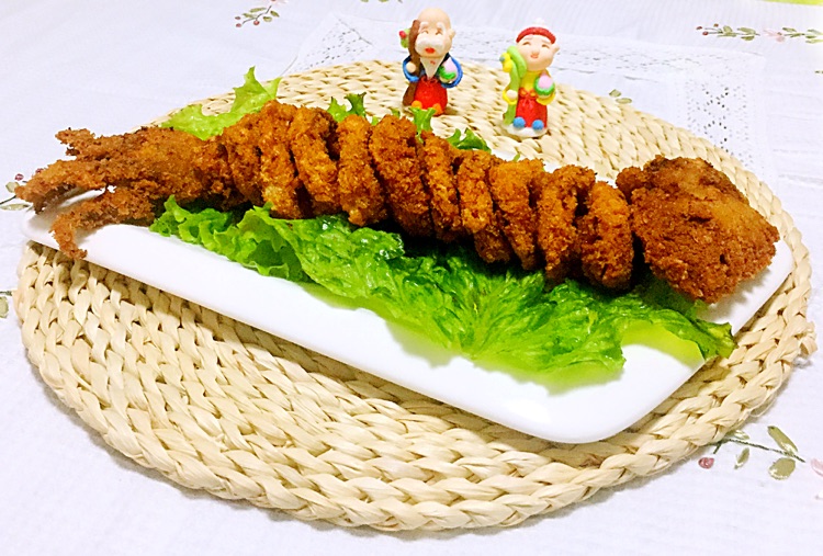 酥炸鱿鱼圈的做法图解19