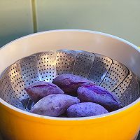 绵密香浓紫薯奶酪包的做法图解4