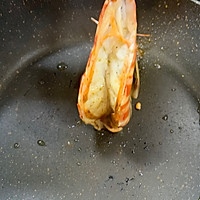 黄油蒜茸煎大斑节虾的做法图解4