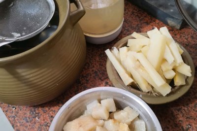 雪梨甘蔗水