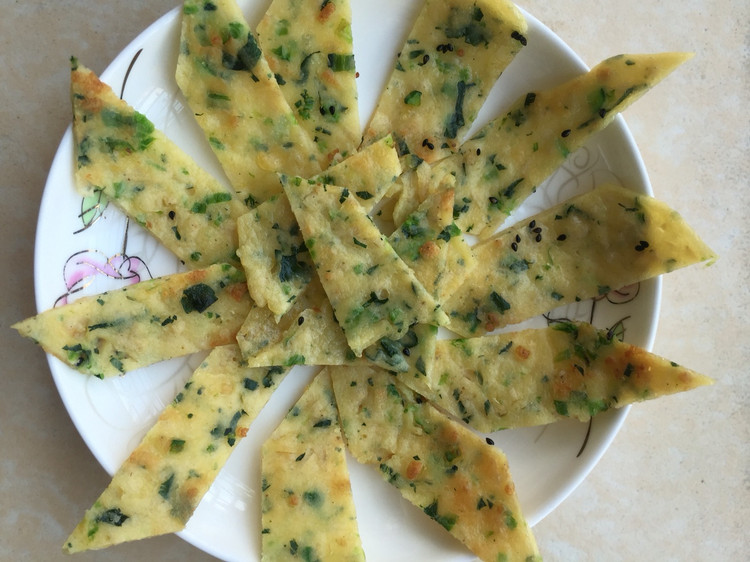 芝麻蔬菜饼的做法