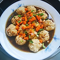黑椒汁豆腐肉丸子的做法图解6