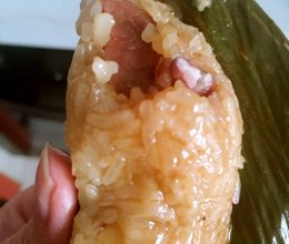 红豆板栗肉粽的做法