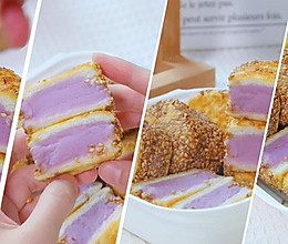 山药紫薯糕【宝宝辅食】的做法