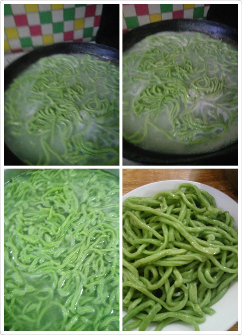 菠菜面的做法图解5