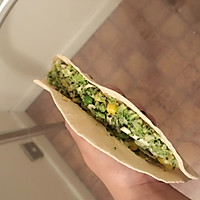 西兰花墨西哥煎饼Quesadilla的做法图解3